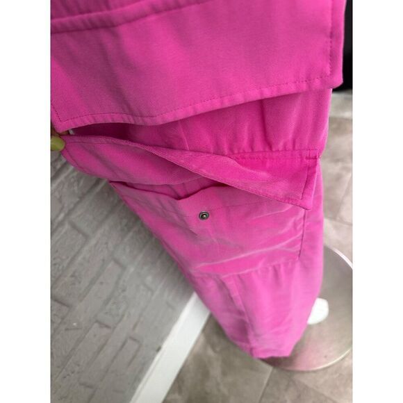 A New Day Women Pink Wide Leg Cargo Pant Size S - Picture 7 of 11